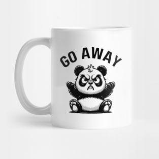 Grumpy Panda Bear: Go Away Mug